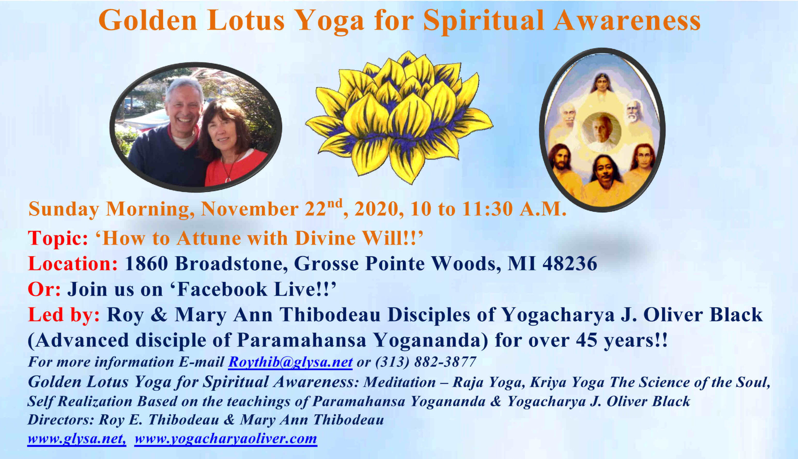 Golden Lotus Yoga for Spiritual Awareness – Raja Yoga Kriya Yoga the ...